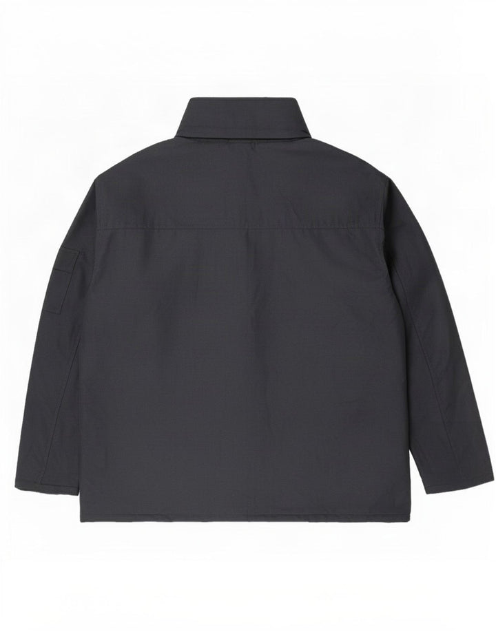 Giacca a vento vintage da uomo UK 42 XL poliestere blu navy