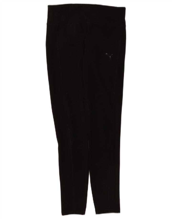Leggings da donna Puma UK 8 Small Nero Poliestere