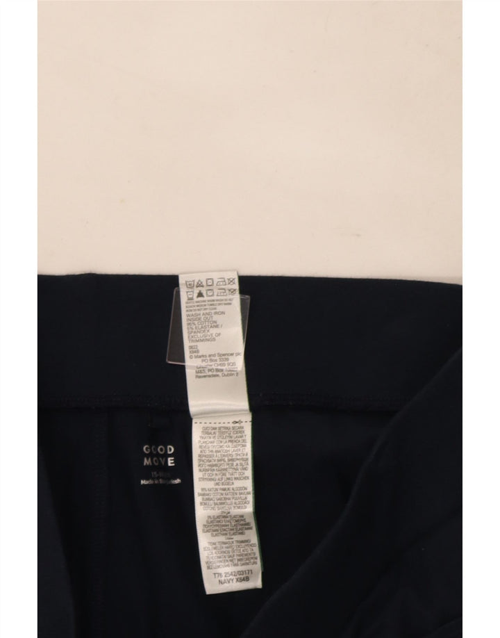 Gonna pantalone bambina Marks & Spencer 15-16 anni in cotone blu navy