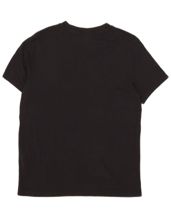 T-shirt da uomo Champion Top piccola in cotone nero