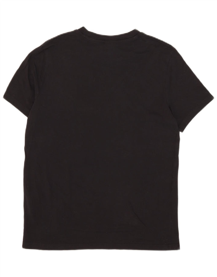 T-shirt da uomo Champion Top piccola in cotone nero