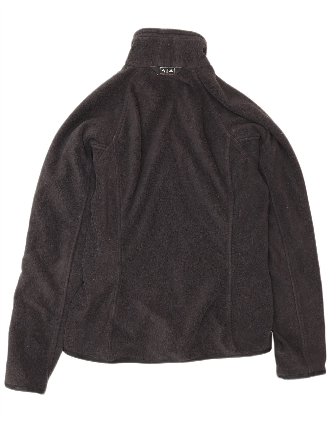 Giacca in pile Adidas Clima Proof da donna UK 12 Medium Nero Poliestere