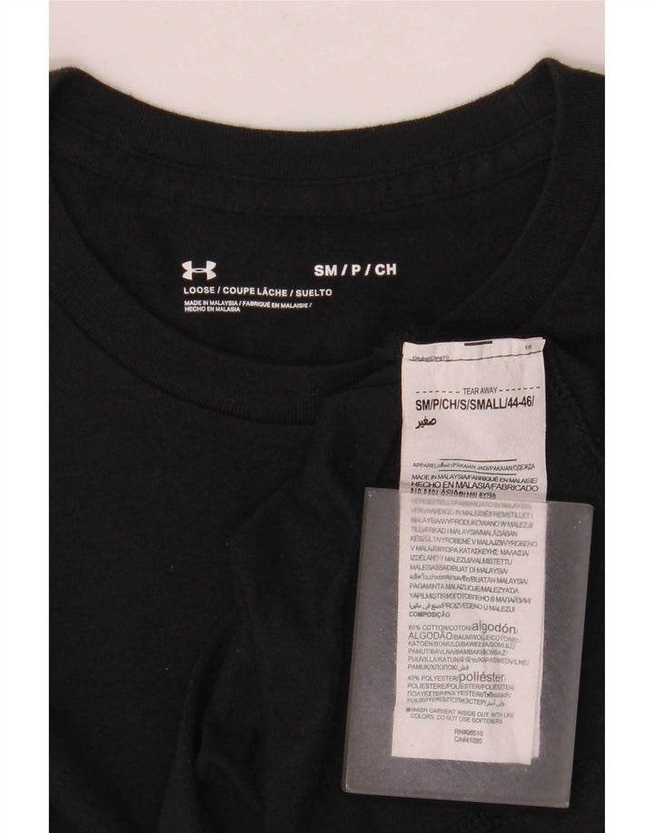 Maglietta grafica da uomo Under Armour Top Small in cotone nero