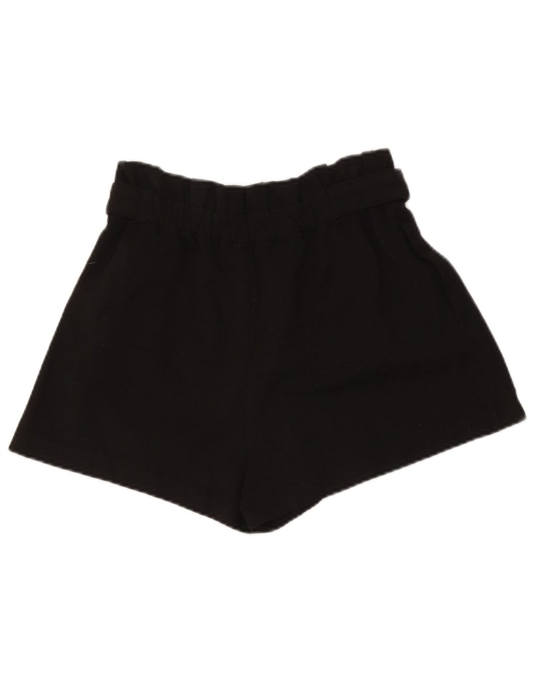 Pantaloncini casual a vita alta Zara Trafaluc da donna medi W26 poliestere nero