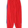 ADIDAS Giacca da tuta da donna vestibilità ampia UK 6 XS Rosso poliestere