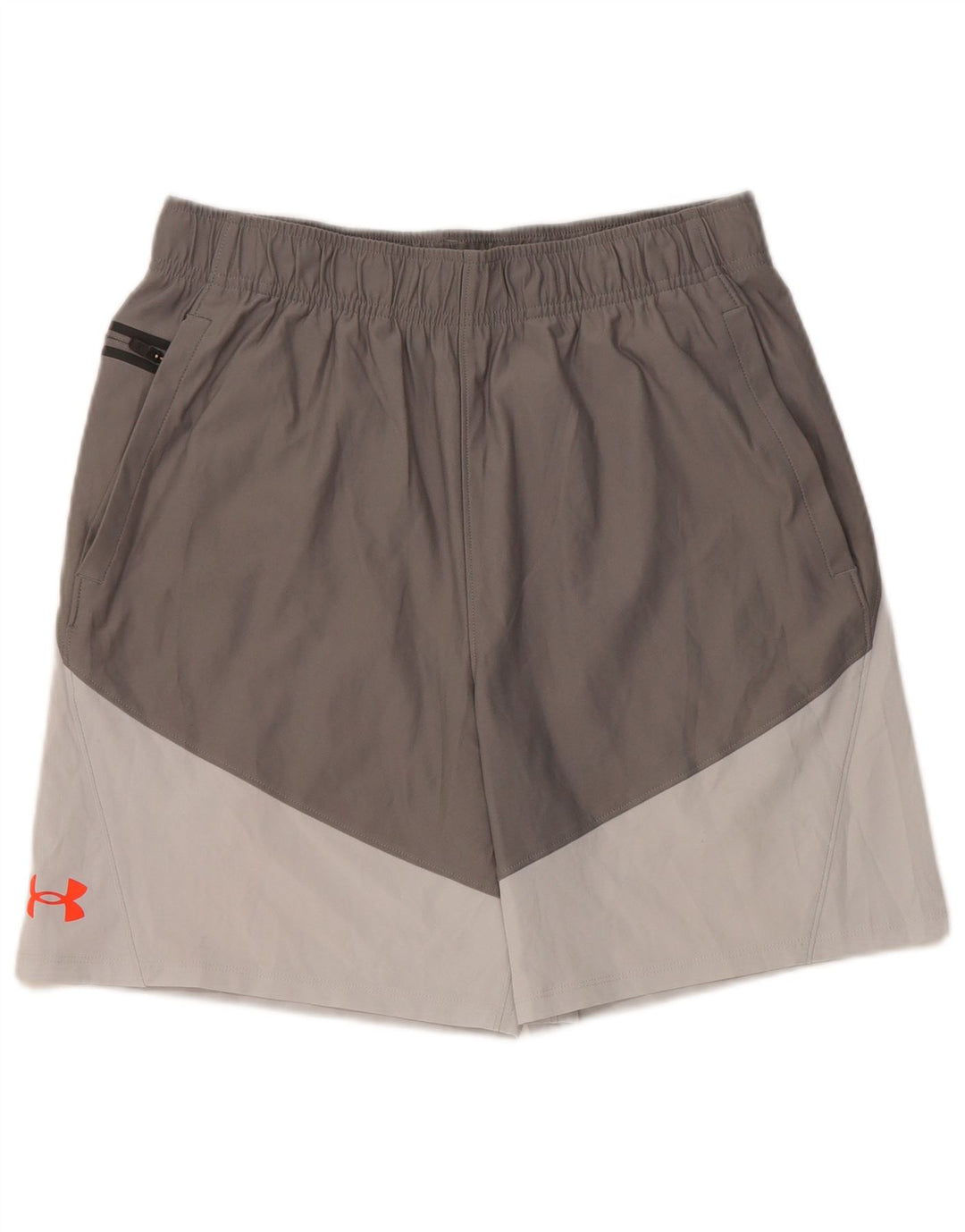 Pantaloncini sportivi da uomo Under Armour, colore grigio medio, elastan