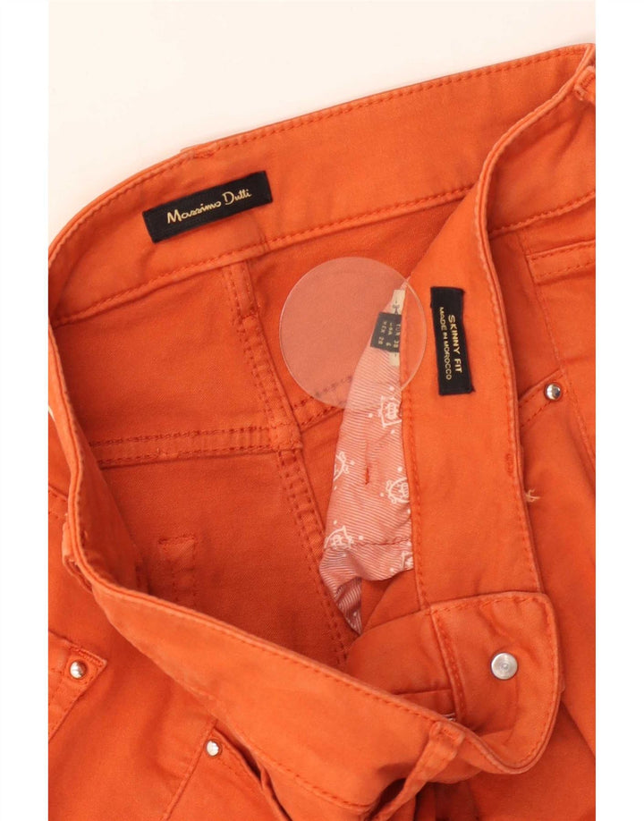 Jeans skinny da donna Massimo Dutti EU 38 Small W28 L29 Arancione