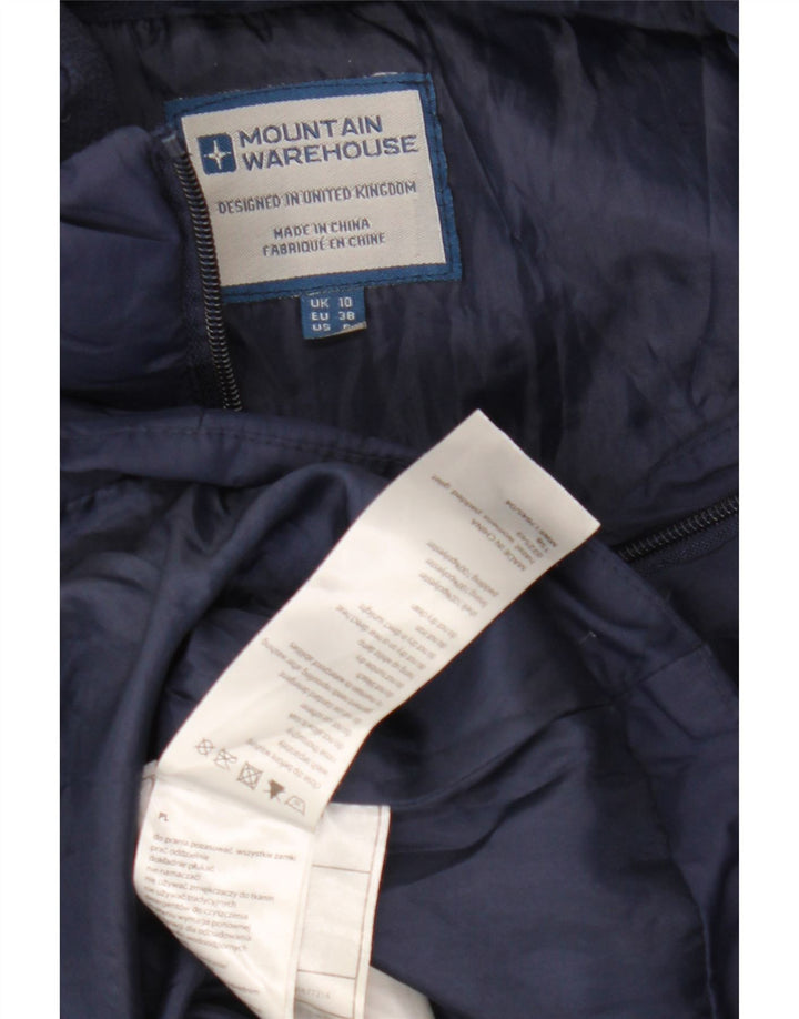Gilet imbottito da donna Mountain Warehouse UK 10 Small Poliestere blu navy