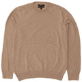 Maglione maglione girocollo da uomo Marks & Spencer in cotone beige medio