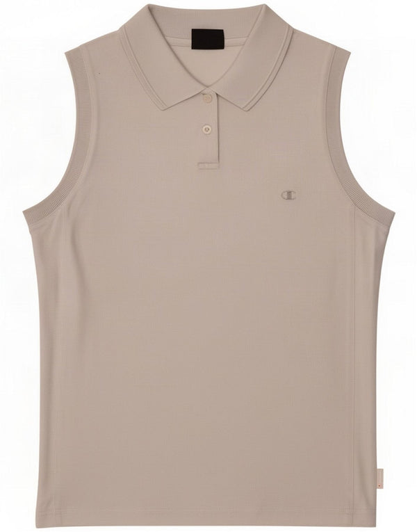 Polo senza maniche da donna Champion UK 16 Large Grey