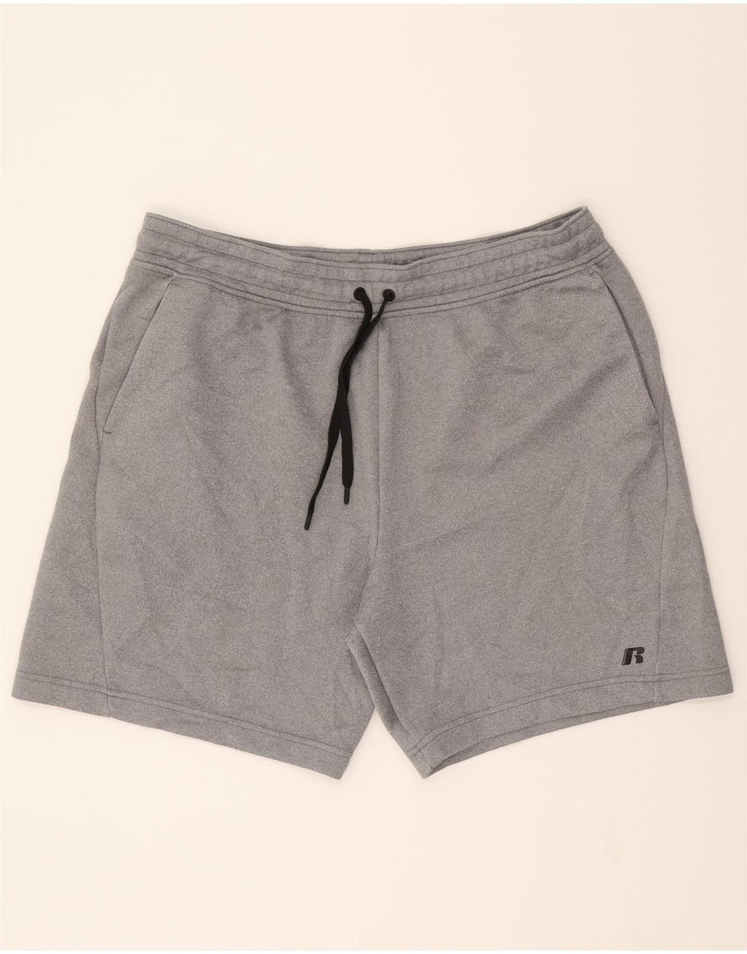 RUSSELL ATHLETIC Mens Sport Shorts XL  Grey Polyester Vintage Russell Athletic and Second-Hand Russell Athletic from Messina Hembry 
