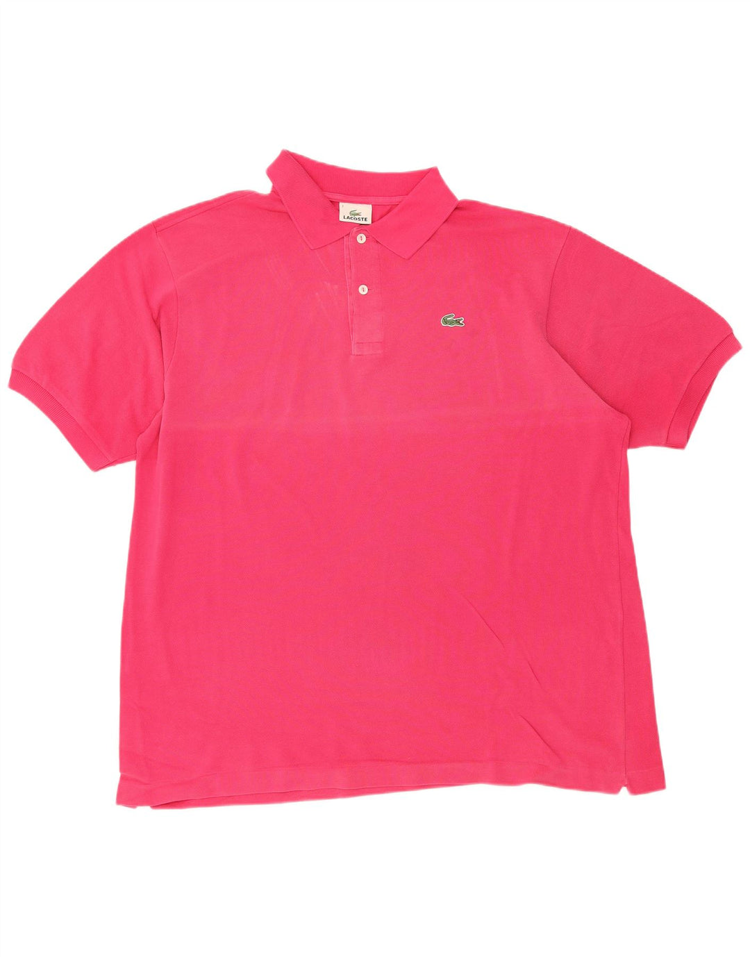 Polo da uomo LACOSTE taglia 7 2XL cotone rosa