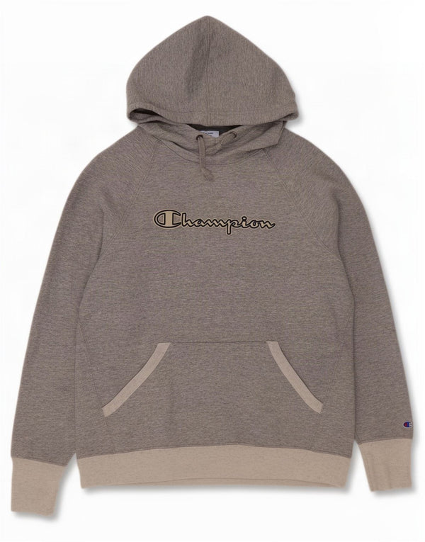 Felpa con cappuccio grafica da donna Champion UK 16 grande grigia