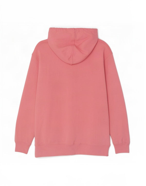 Maglione con cappuccio e zip da donna Marks & Spencer UK 14 grande cotone rosa