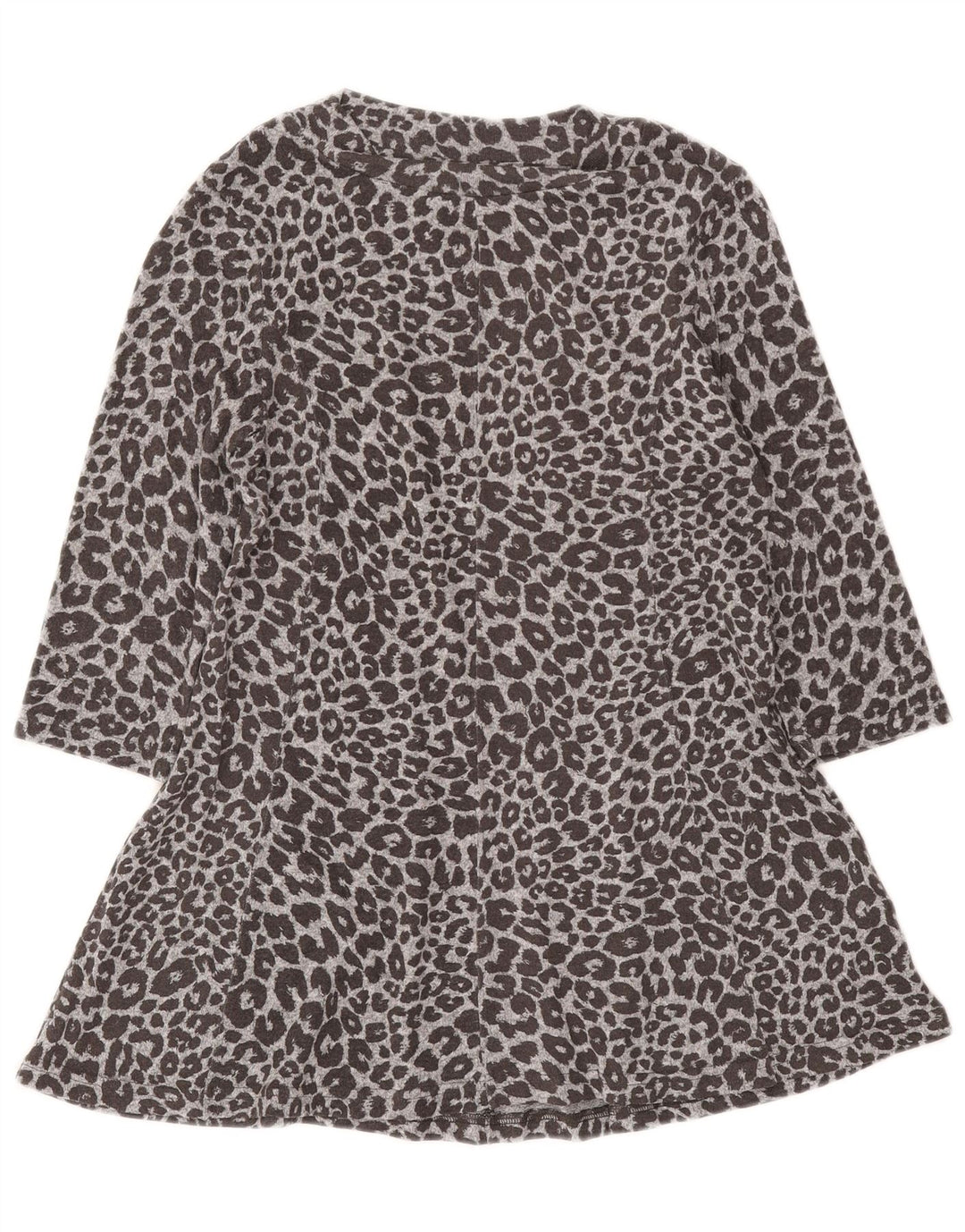 Abito a trapezio da donna Marks & Spencer UK 12 Stampa animalier grigio medio