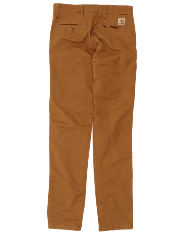 Pantaloni chino slim da uomo Carhartt Sid W29 L32 in cotone beige