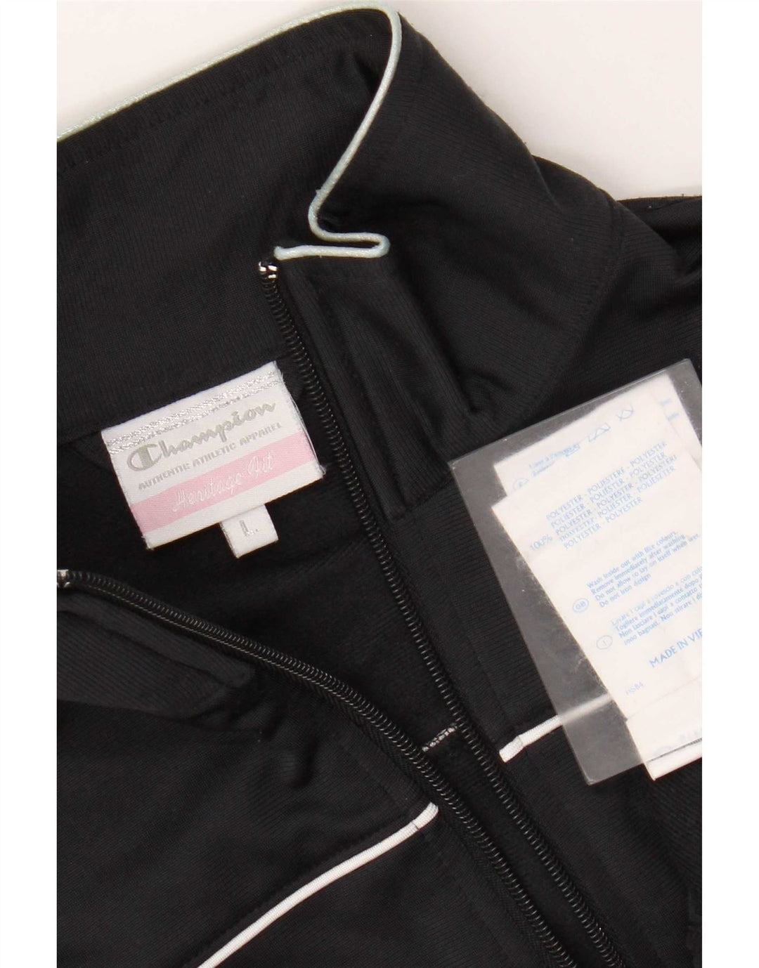 Giacca da tuta da donna Champion Heritage Fit UK 16 grande nera
