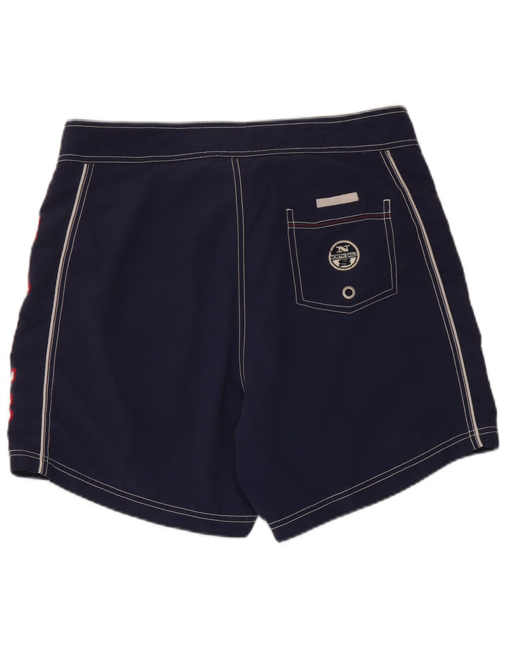 Pantaloncini da bagno con grafica da uomo NORTH SAILS Blu medio