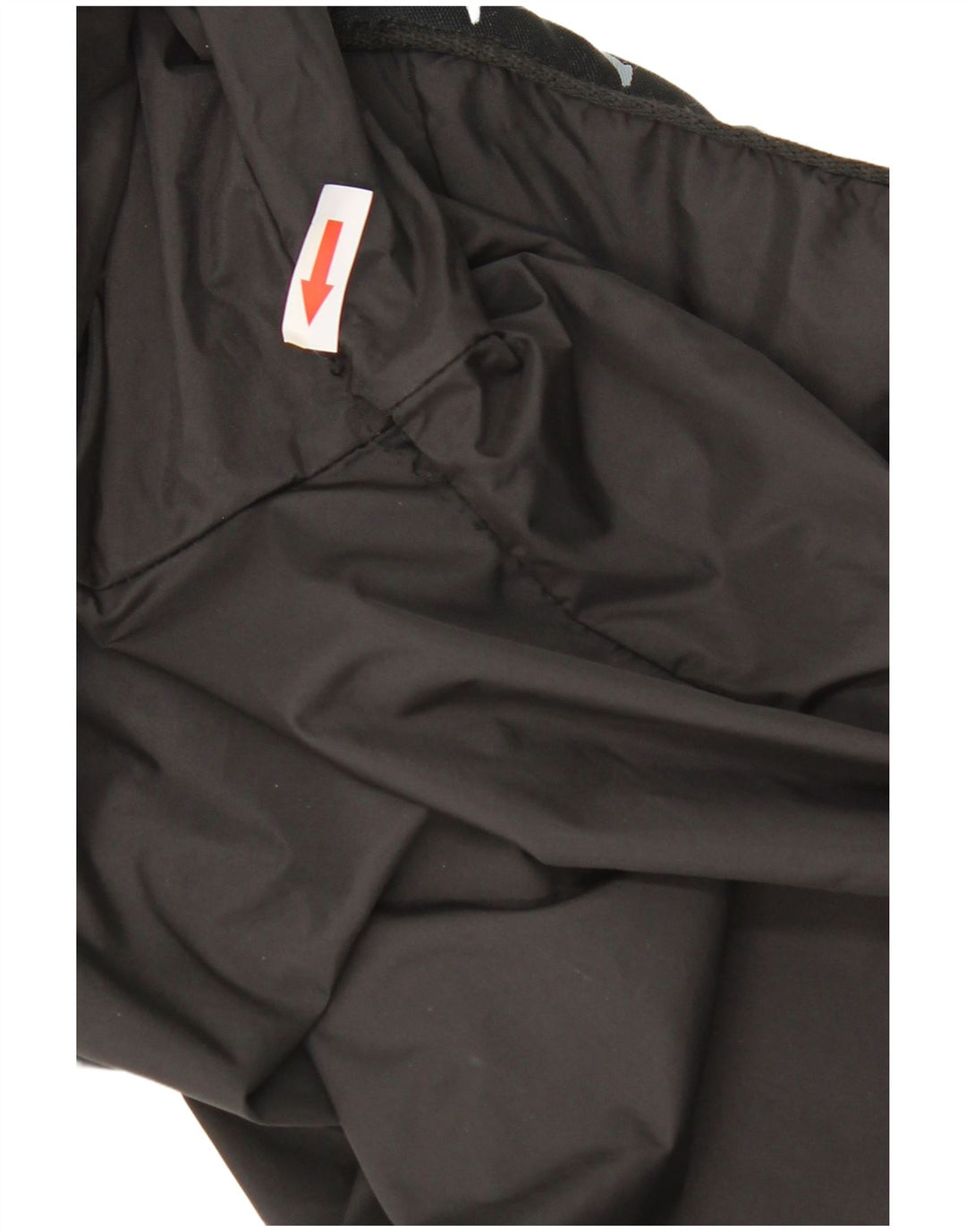 Giacca antipioggia grafica con cappuccio da uomo Kappa UK 38 nylon nero medio