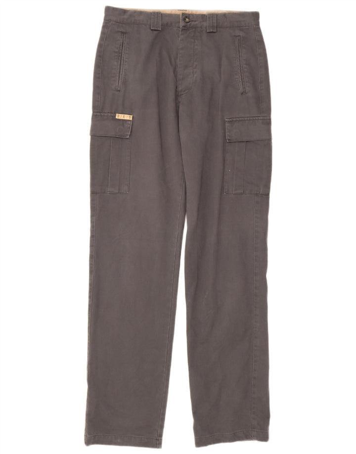 Pantaloni cargo dritti da uomo Rifle W32 L34 in cotone grigio
