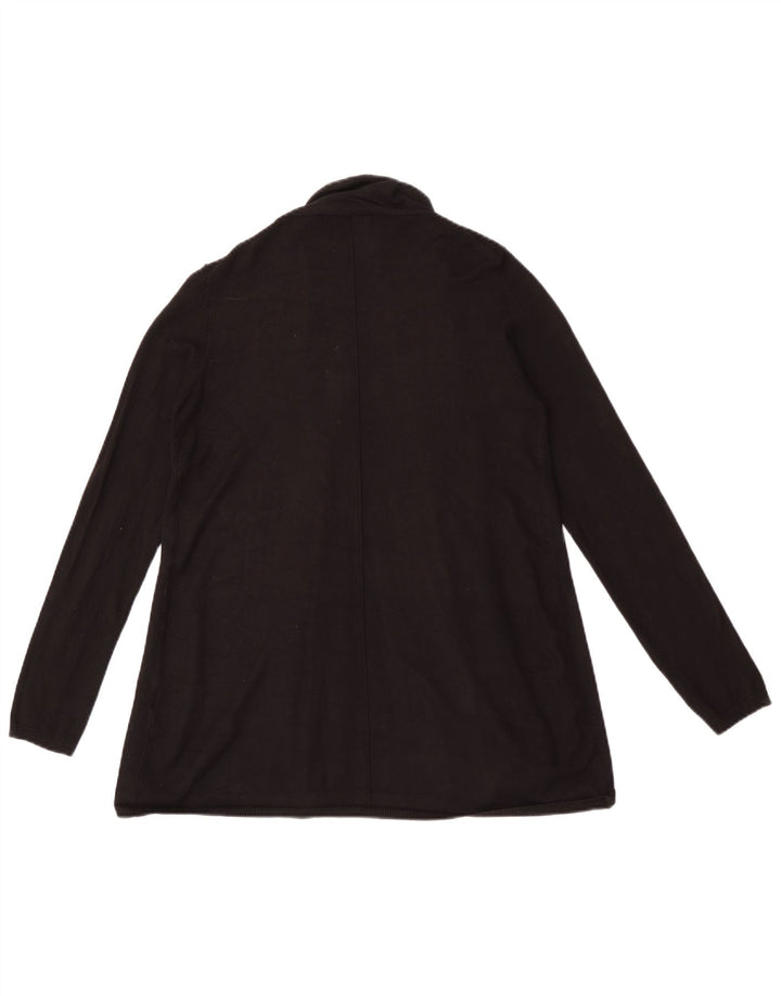 Maglione cardigan aperto da donna Zara UK 14 grande nero