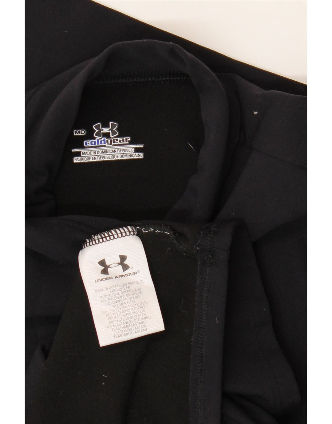 Maglia Under Armour da donna Cold Gear manica lunga UK 12 nylon nero medio