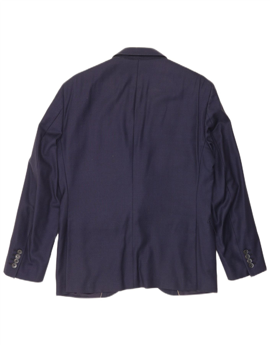 Giacca blazer da uomo a 2 bottoni Hackett UK 40 grande in lana blu navy