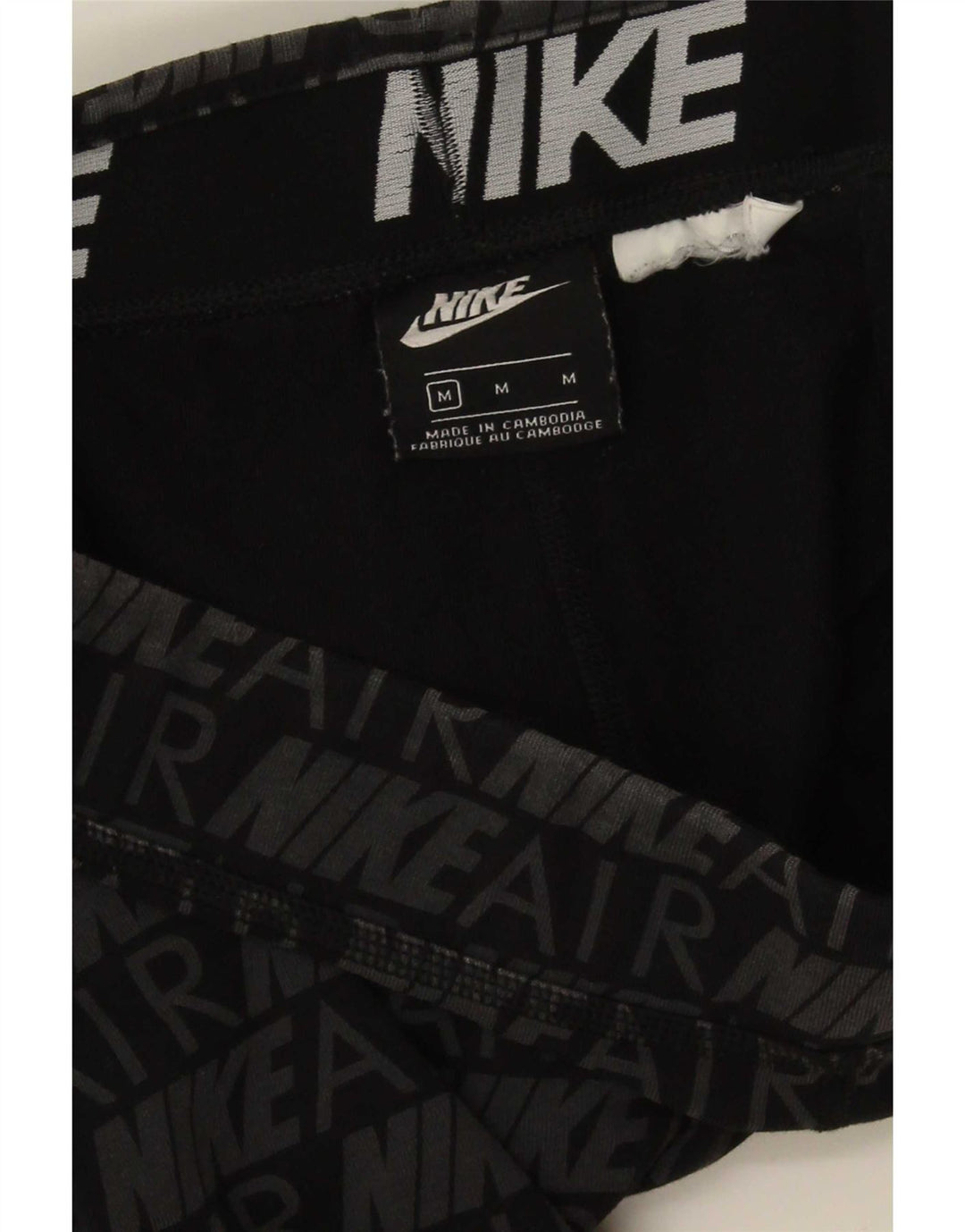 Leggings grafici Nike da donna UK 12 grigio medio
