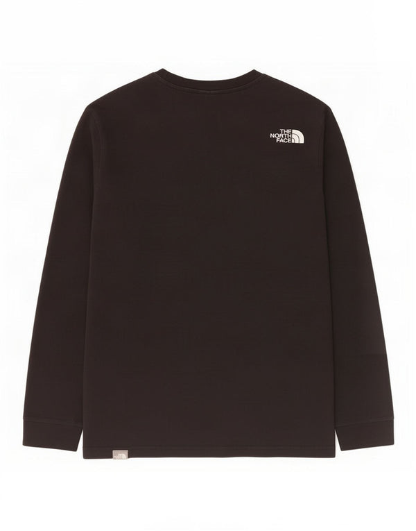 The North Face Maglia da uomo a manica lunga piccola in cotone nero
