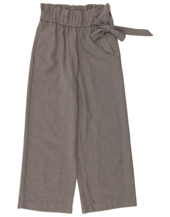 Pantaloni corti da donna Zara piccoli W26 L24 poliestere grigio