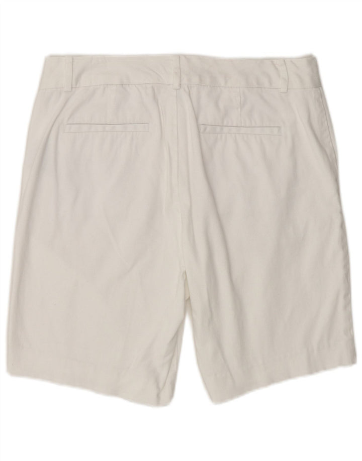 Pantaloncini chino da donna Ralph Lauren US 8 medi W32 cotone bianco