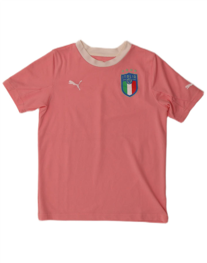 Maglietta grafica PUMA per ragazze Italia 11-12 anni Rosa