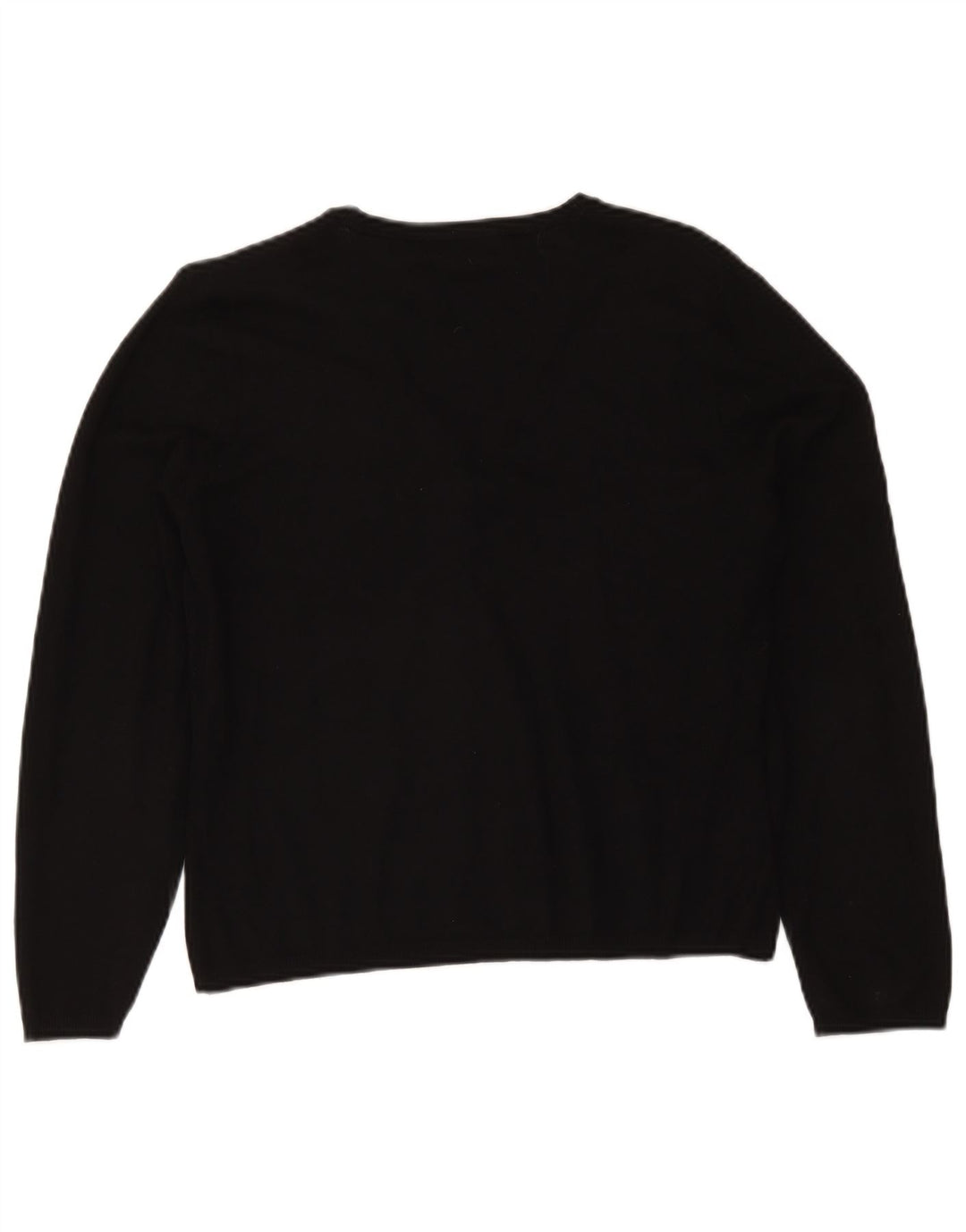 Maglione cardigan da donna Marks & Spencer UK 14 Viscosa nera media