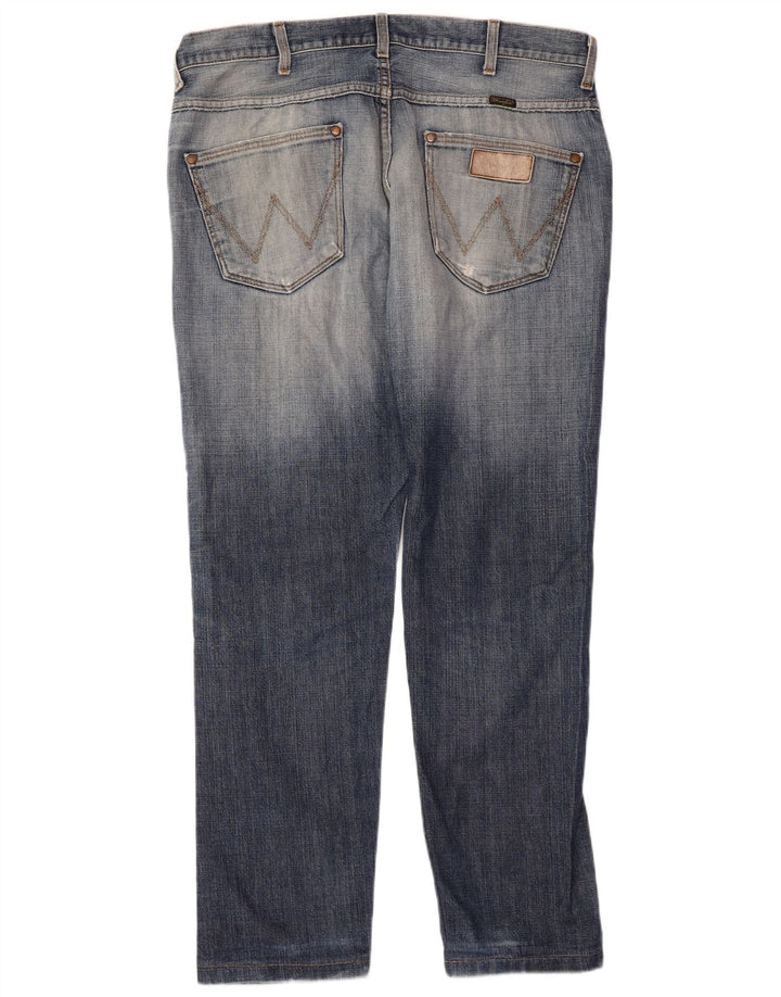 Jeans dritti da uomo Wrangler W36 L30 cotone blu