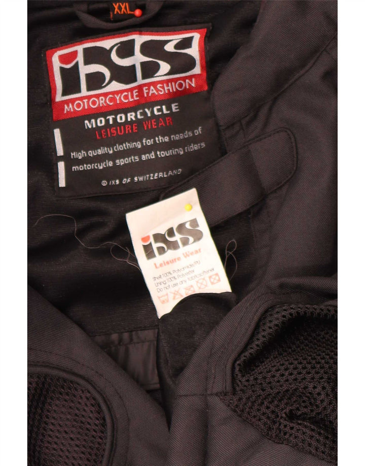 Giacca da motociclista da uomo IXS UK 44 2XL Poliammide color block nero