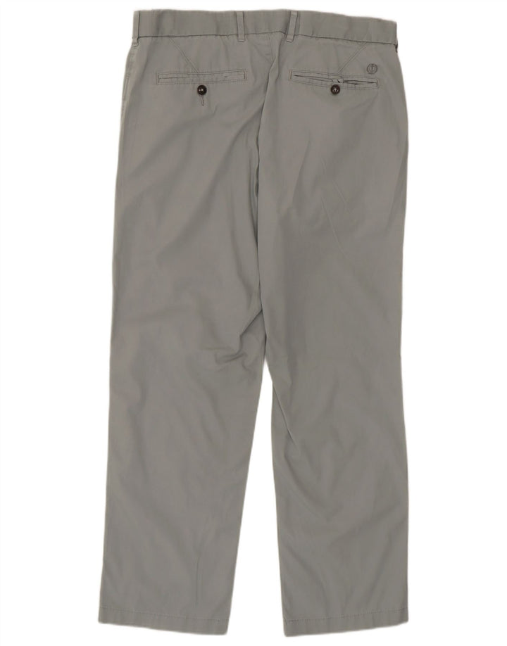 Pantaloni chino regolari da uomo Marks & Spencer W34 L29 cotone grigio