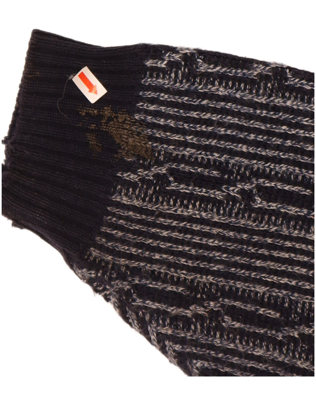 C&A Maglione da uomo con scollo a barca, grande, in poliacrilico Fair Isle blu navy