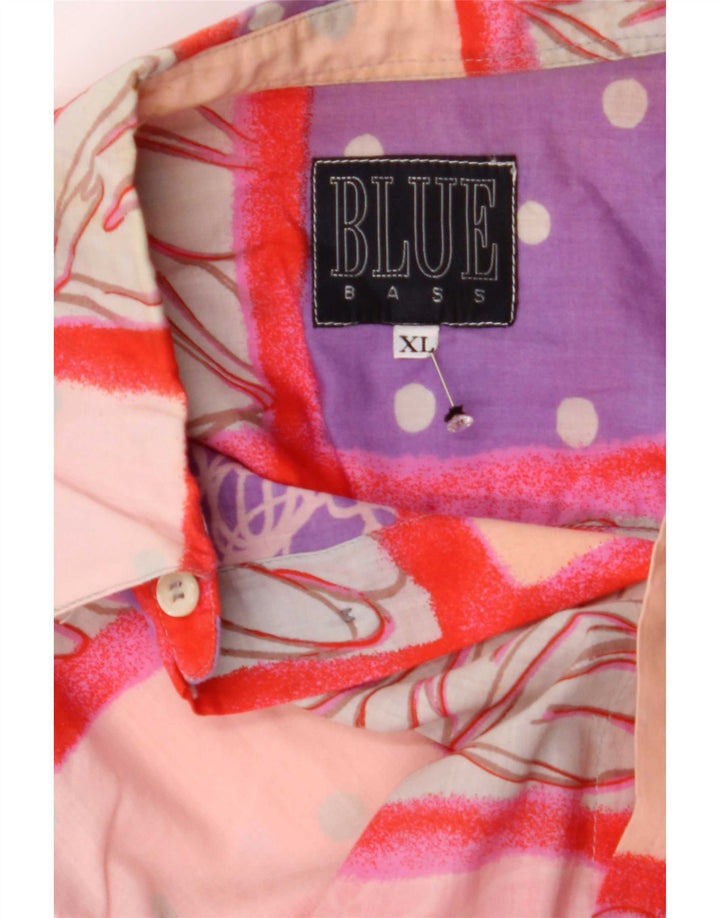 Camicia da uomo Blue Bass XL Patchwork multicolore