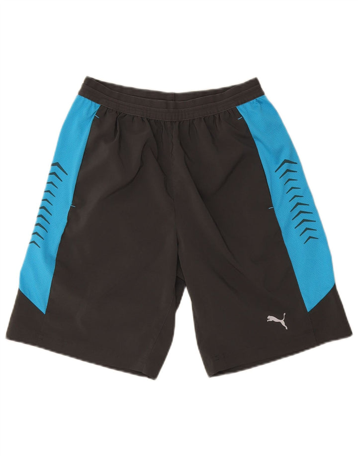 Pantaloncini sportivi grafici da uomo Puma Small Grey Colourblock