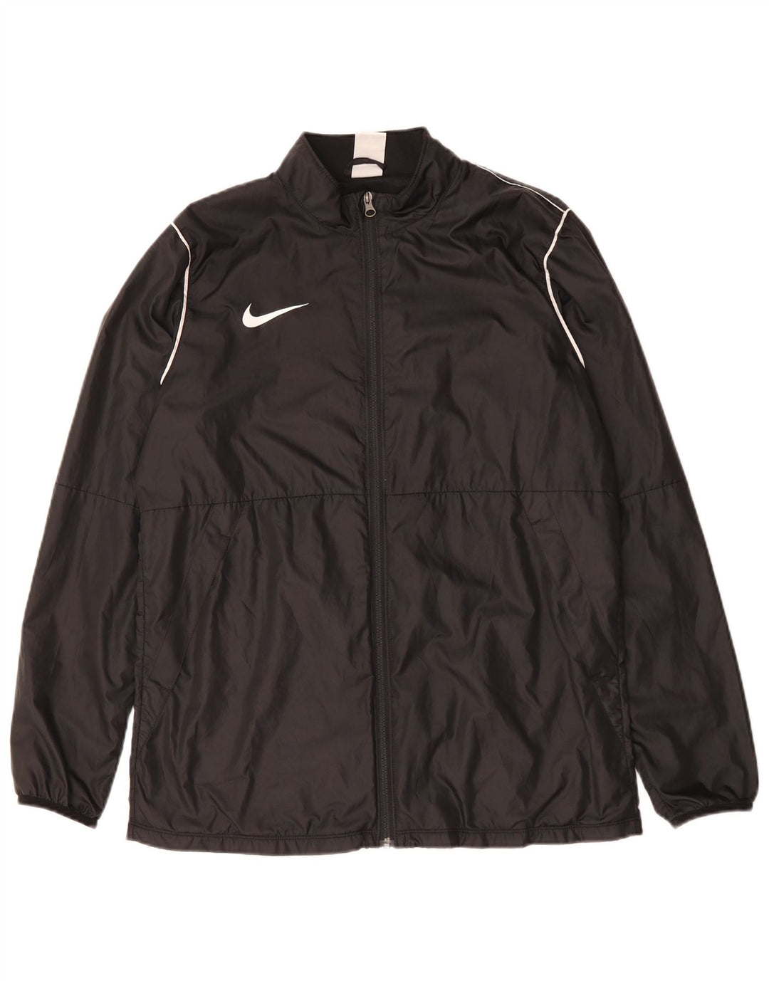 Giacca antipioggia da uomo NIKE UK 40 grande poliestere nero