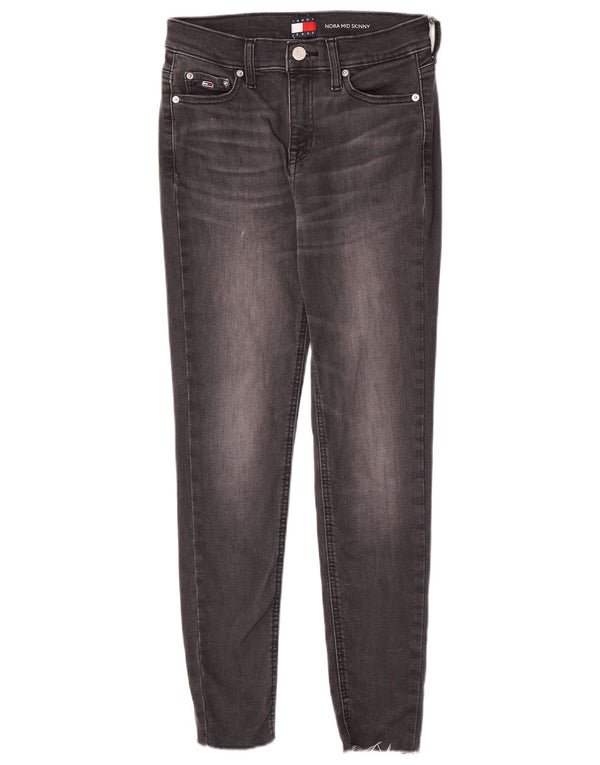 Jeans skinny Nora a vita media da donna Tommy Hilfiger W27 L27 cotone grigio