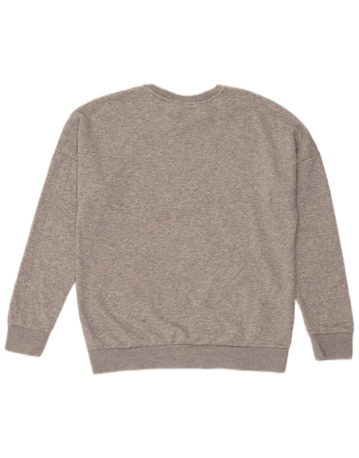 Felpa grafica Adidas da bambino 13-14 anni in cotone grigio
