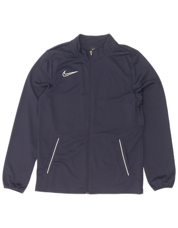 Giacca da tuta da ragazzo Nike Dri Fit Top 13-14 anni XL Blu navy