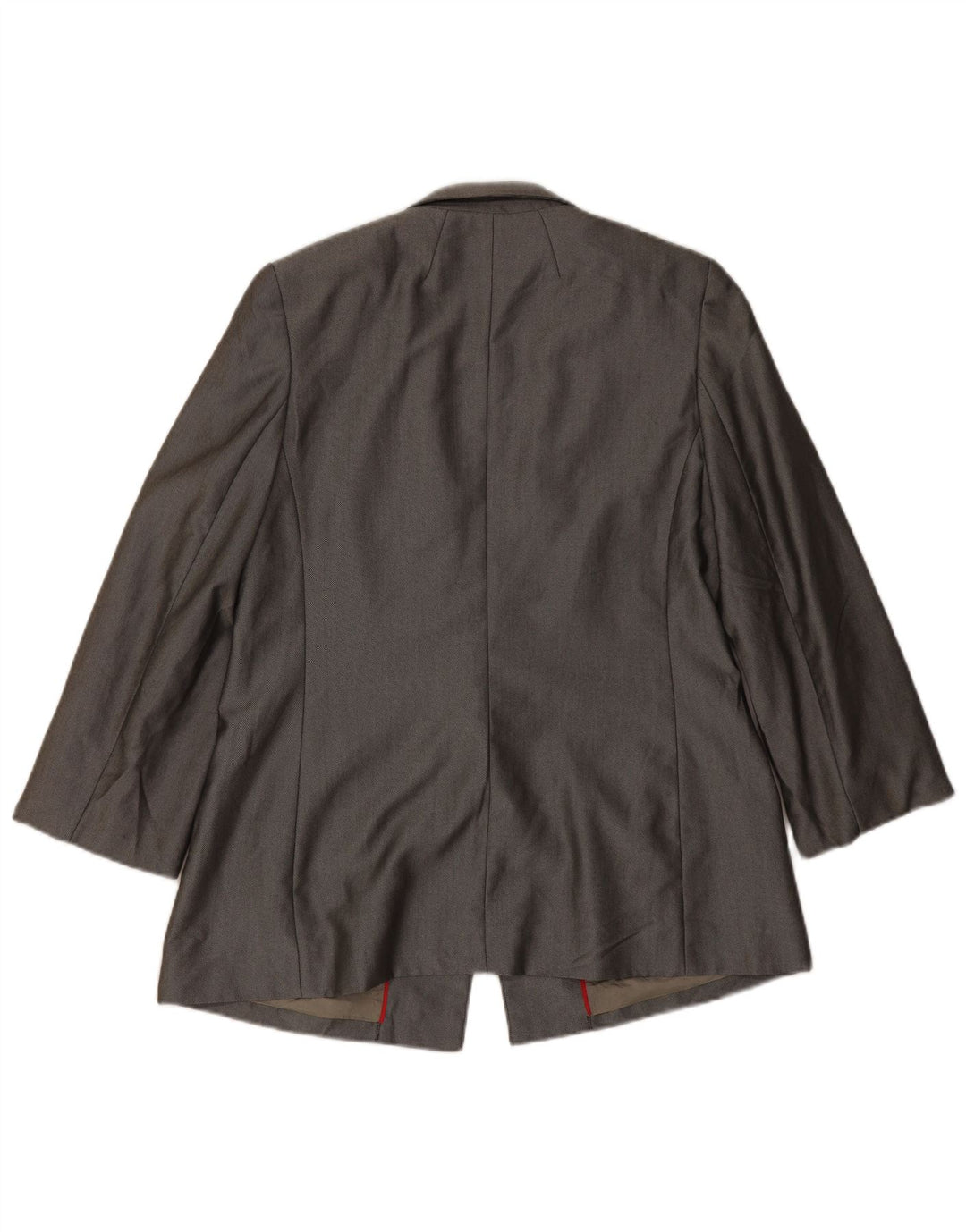 Giacca blazer da donna con maniche a 3/4 e 1 bottone Oasis UK 16 grande poliestere grigio
