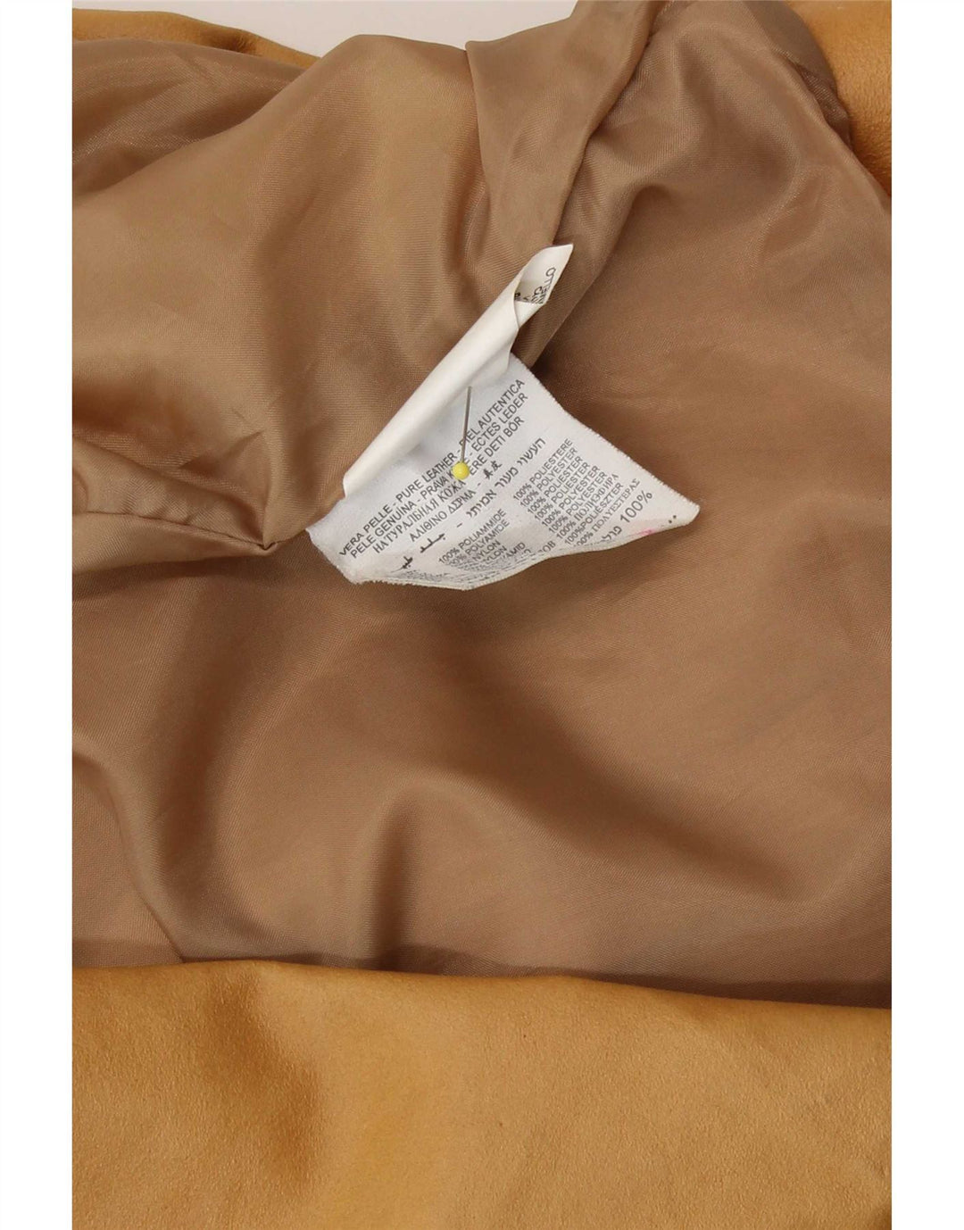 Cappotto in pelle da donna Terranova UK 10 Piccolo in pelle beige