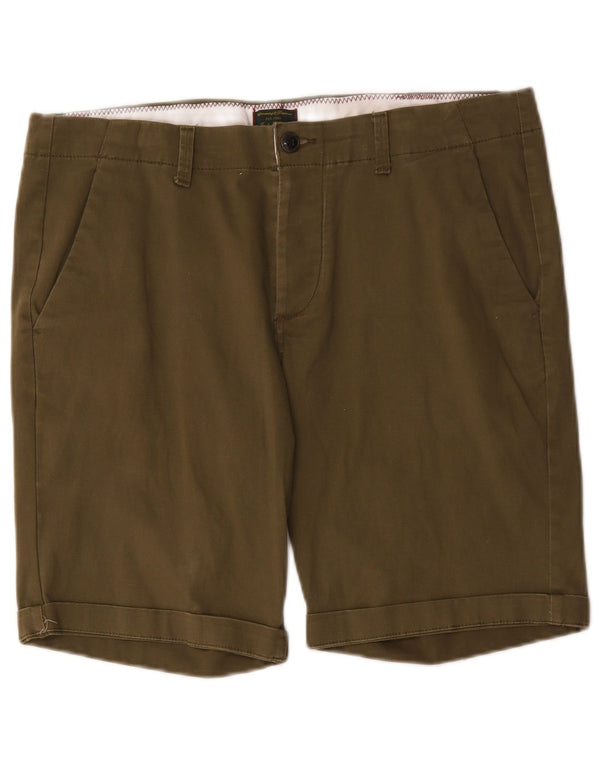 Pantaloncini chino da uomo Jack & Jones grandi W36 cotone kaki