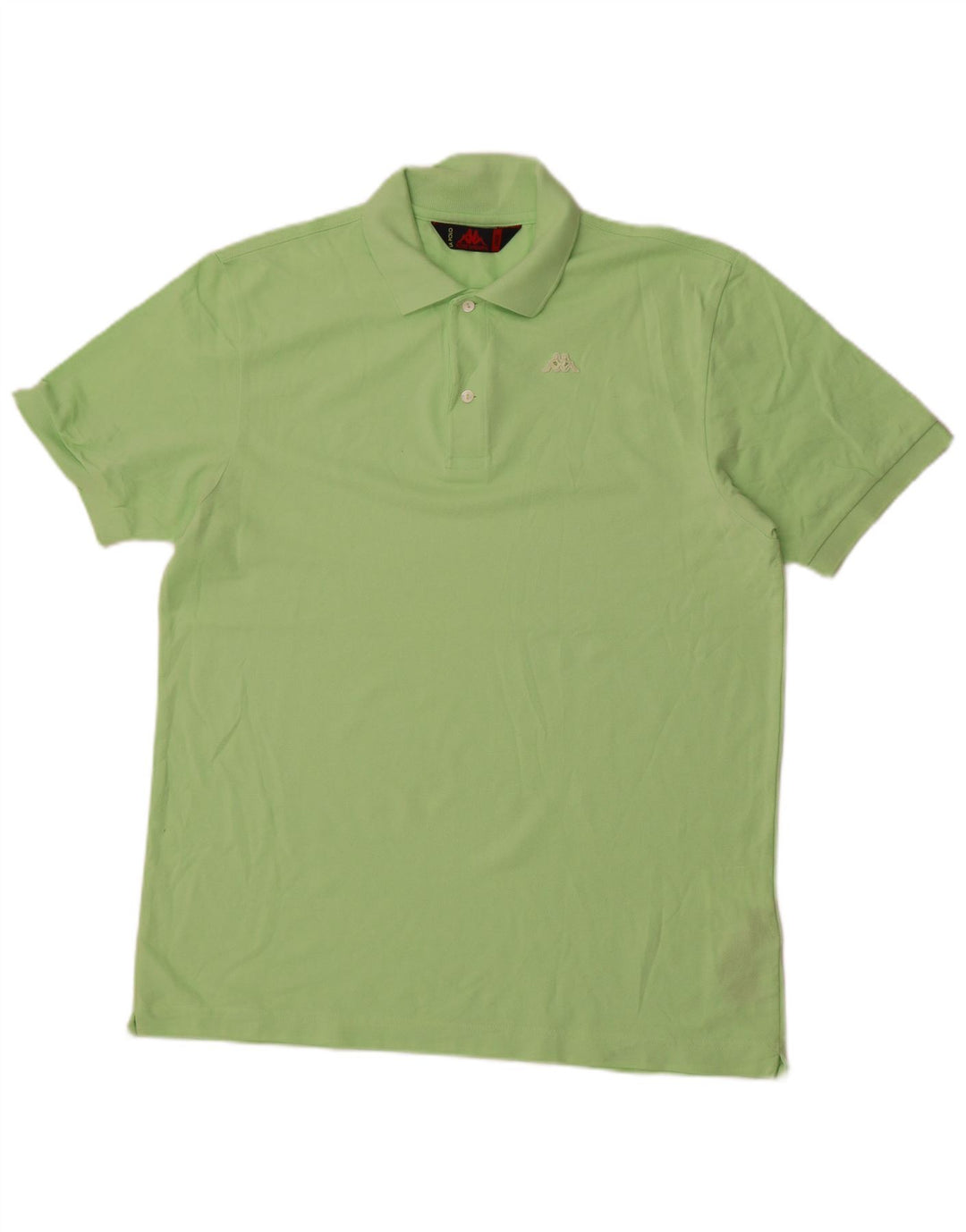 Polo Kappa Uomo Large Verde Cotone