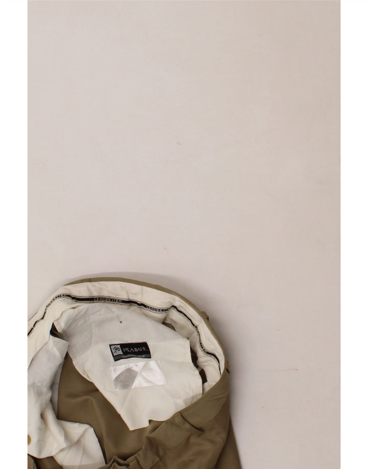 JOS A BANK Mens Pegged Chino Shorts W38 XL Brown Polyester Vintage Jos A Bank and Second-Hand Jos A Bank from Messina Hembry 