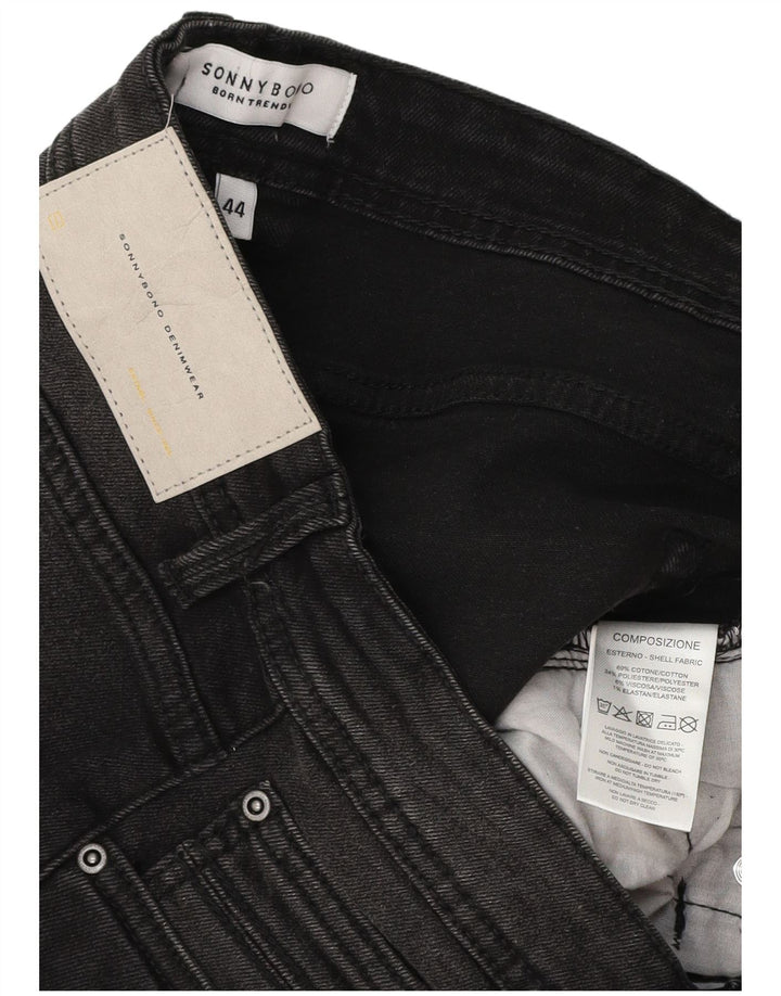 Pantaloncini di jeans da donna SONNY BONO IT 44 medio W29 cotone nero