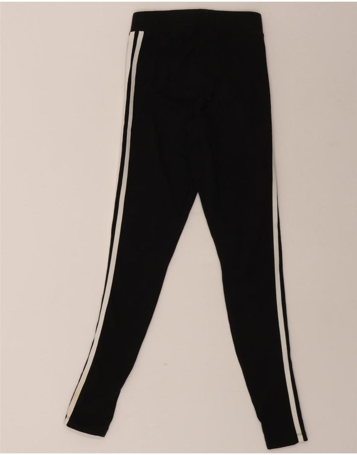 ADIDAS Womens Leggings UK 8 Small  Black Cotton Vintage Adidas and Second-Hand Adidas from Messina Hembry 